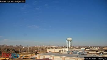 Weather camera view of Borger ISD.