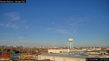 Weather camera view of Borger ISD.