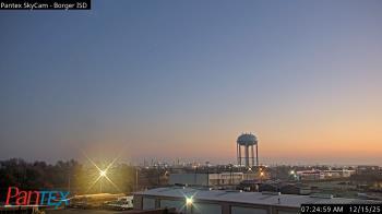 Weather camera view of Borger ISD.