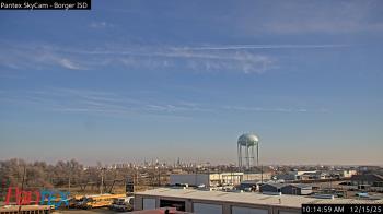 Weather camera view of Borger ISD.