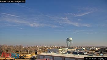 Weather camera view of Borger ISD.