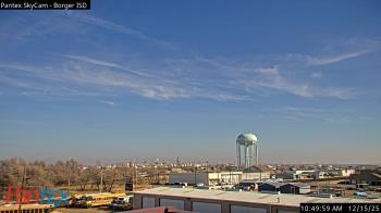 Weather camera view of Borger ISD.