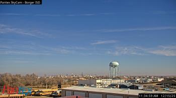 Weather camera view of Borger ISD.