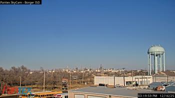 Weather camera view of Borger ISD.