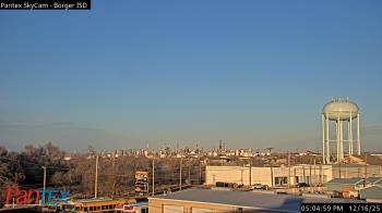 Weather camera view of Borger ISD.