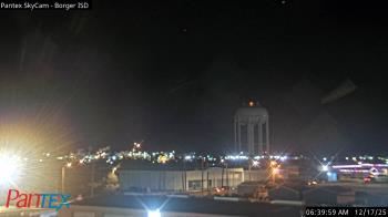 Weather camera view of Borger ISD.