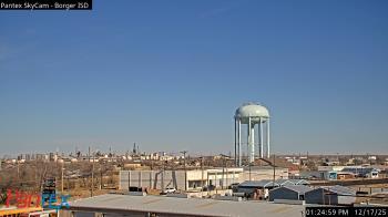 Weather camera view of Borger ISD.