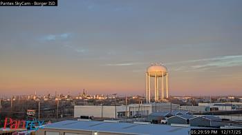 Weather camera view of Borger ISD.