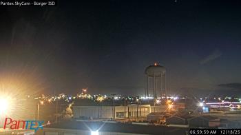 Weather camera view of Borger ISD.