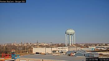 Weather camera view of Borger ISD.