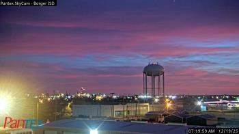 Weather camera view of Borger ISD.