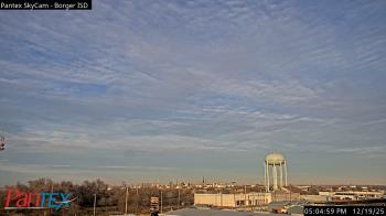Weather camera view of Borger ISD.