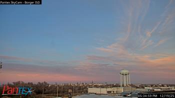 Weather camera view of Borger ISD.