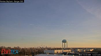 Weather camera view of Borger ISD.