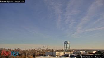 Weather camera view of Borger ISD.