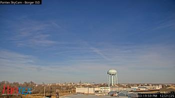 Weather camera view of Borger ISD.