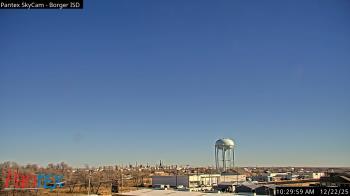 Weather camera view of Borger ISD.