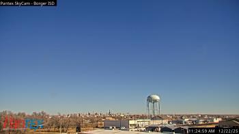 Weather camera view of Borger ISD.