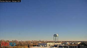 Weather camera view of Borger ISD.