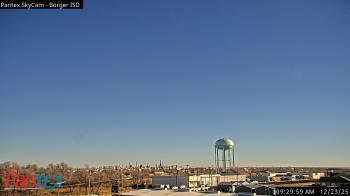 Weather camera view of Borger ISD.