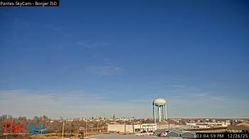 Weather camera view of Borger ISD.