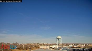 Weather camera view of Borger ISD.