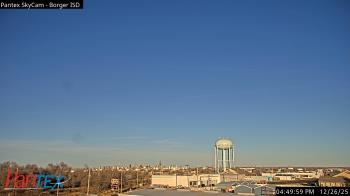 Weather camera view of Borger ISD.