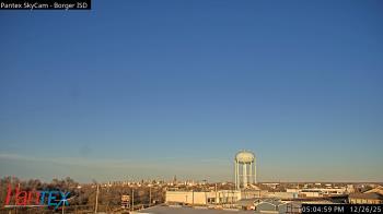 Weather camera view of Borger ISD.