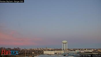 Weather camera view of Borger ISD.