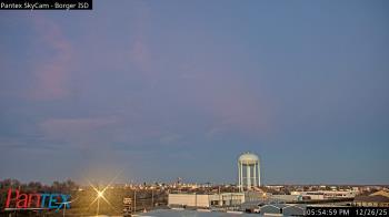 Weather camera view of Borger ISD.