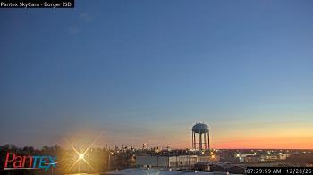 Weather camera view of Borger ISD.