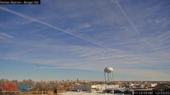 Weather camera view of Borger ISD.