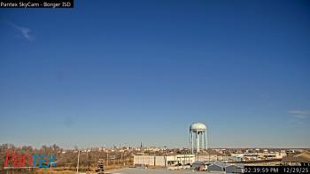 Weather camera view of Borger ISD.