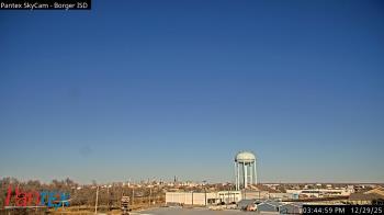 Weather camera view of Borger ISD.
