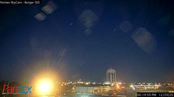 Weather camera view of Borger ISD.