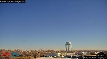 Weather camera view of Borger ISD.