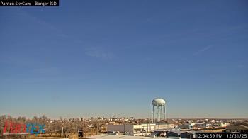Weather camera view of Borger ISD.