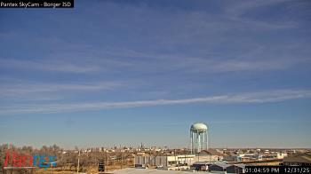Weather camera view of Borger ISD.