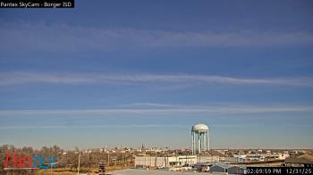 Weather camera view of Borger ISD.