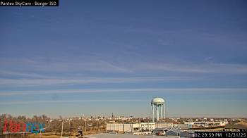 Weather camera view of Borger ISD.