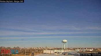 Weather camera view of Borger ISD.