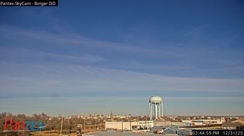 Weather camera view of Borger ISD.