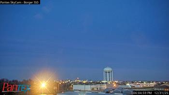 Weather camera view of Borger ISD.