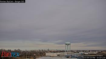 Weather camera view of Borger ISD.
