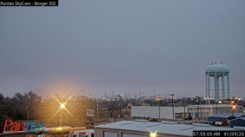 Weather camera view of Borger ISD.