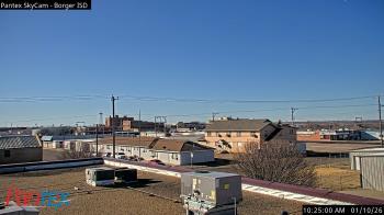 Weather camera view of Borger ISD.