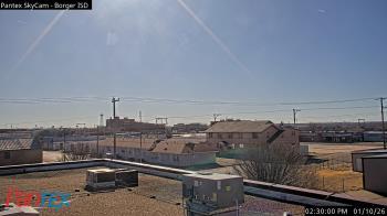 Weather camera view of Borger ISD.