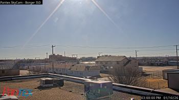 Weather camera view of Borger ISD.