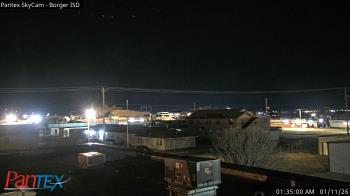 Weather camera view of Borger ISD.