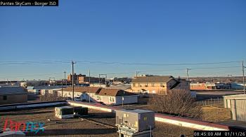 Weather camera view of Borger ISD.